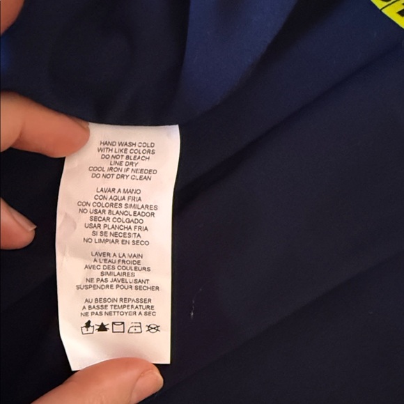 💙 MARINA NEW Side twist Navy Blue One-Shoulder gown - Picture 5 of 5